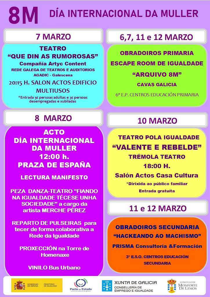 Día Internacional da Muller en Monforte de Lemos