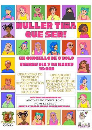 Fechas, información, programa, cartel, imágenes, mapa y ubicación de Día Internacional da Muller  en  O Bolo