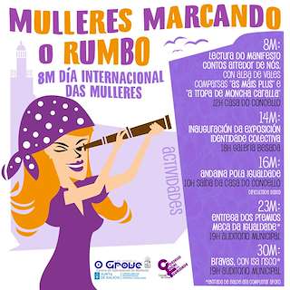 Fechas, información, programa, cartel, imágenes, mapa y ubicación de Día Internacional da Muller  en  O Grove