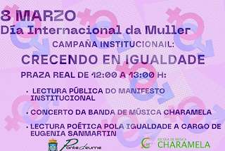 Fechas, información, programa, cartel, imágenes, mapa y ubicación de Día Internacional da Muller  en  Pontedeume