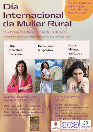 Fechas, información, programa, cartel, imágenes, mapa y ubicación de Día Internacional da Muller Rural (2025)  en  A Pobra de Trives