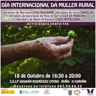 Fechas, información, programa, cartel, imágenes, mapa y ubicación de Día Internacional da Muller Rural (2025)  en  Malpica de Bergantiños