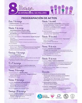 Fechas, información, programa, cartel, imágenes, mapa y ubicación de Día Internacional da Muller  en  Salceda de Caselas