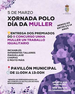 Fechas, información, programa, cartel, imágenes, mapa y ubicación de Día Internacional da Muller  en  San Cibrao das Viñas