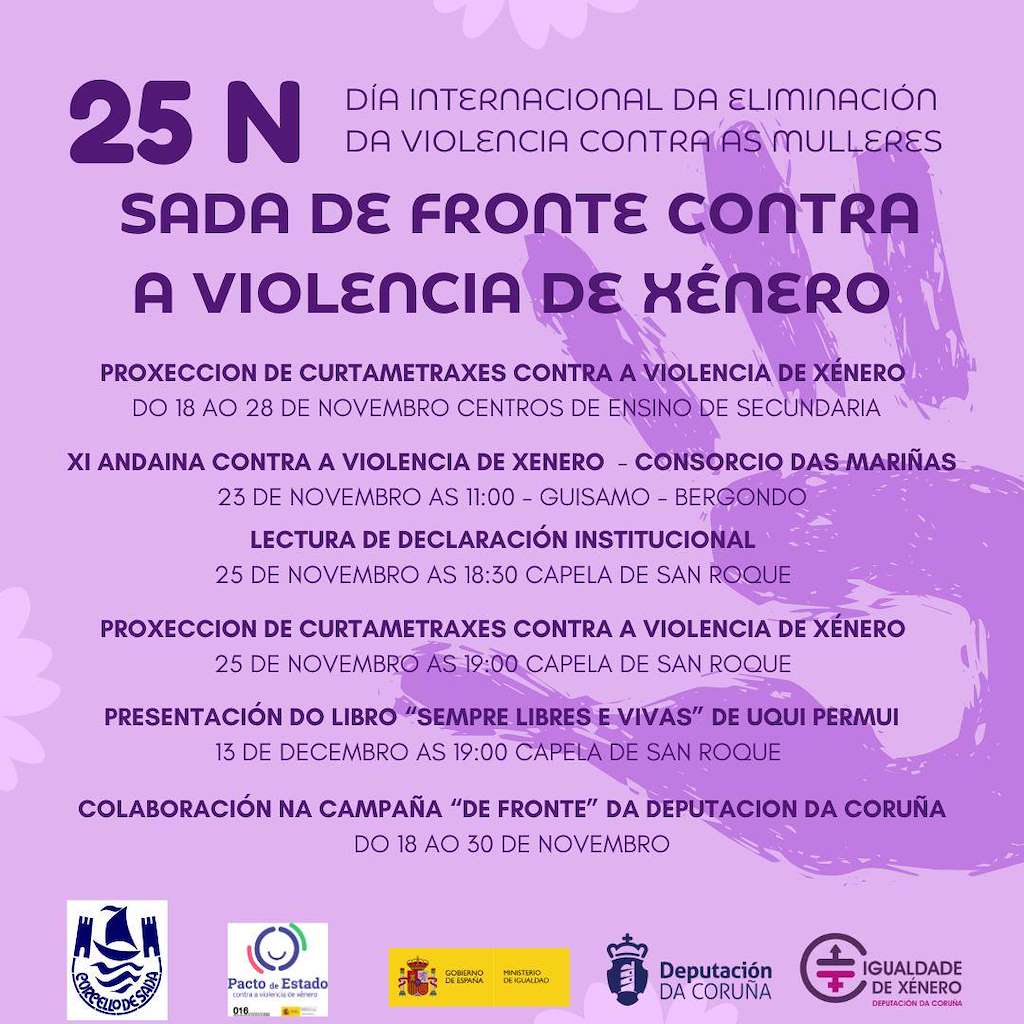 Día Internacional da Violencia Contra a Muller en Sada