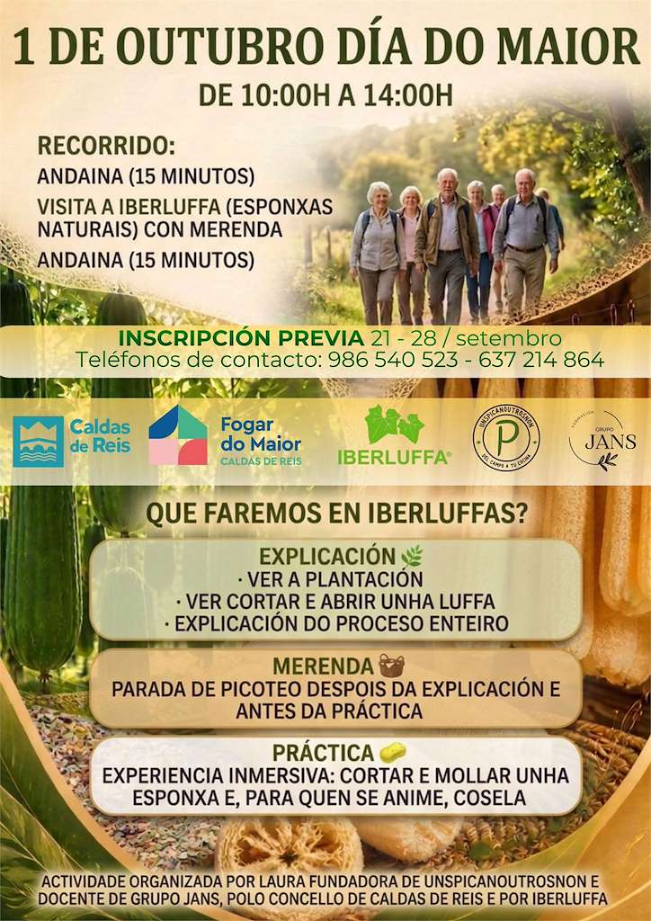 Día Internacional das Persoas Maiores  (2026) en Caldas de Reis