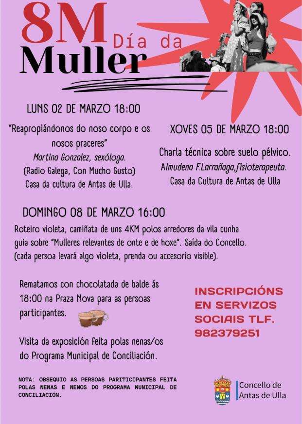 Día Internacional de la Mujer en Antas de Ulla