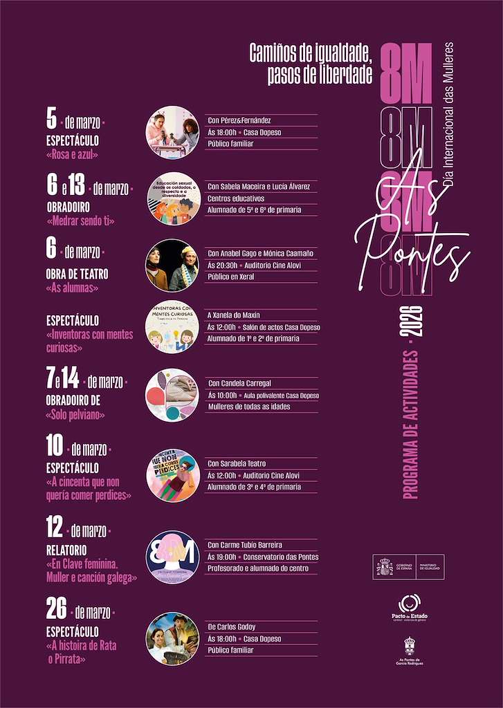 Día Internacional de la Mujer (2026) en As Pontes de García Rodríguez