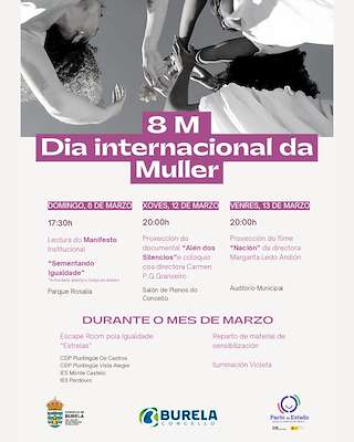 Fechas, información, programa, cartel, imágenes, mapa y ubicación de Día Internacional de la Mujer (2026)  en  Burela