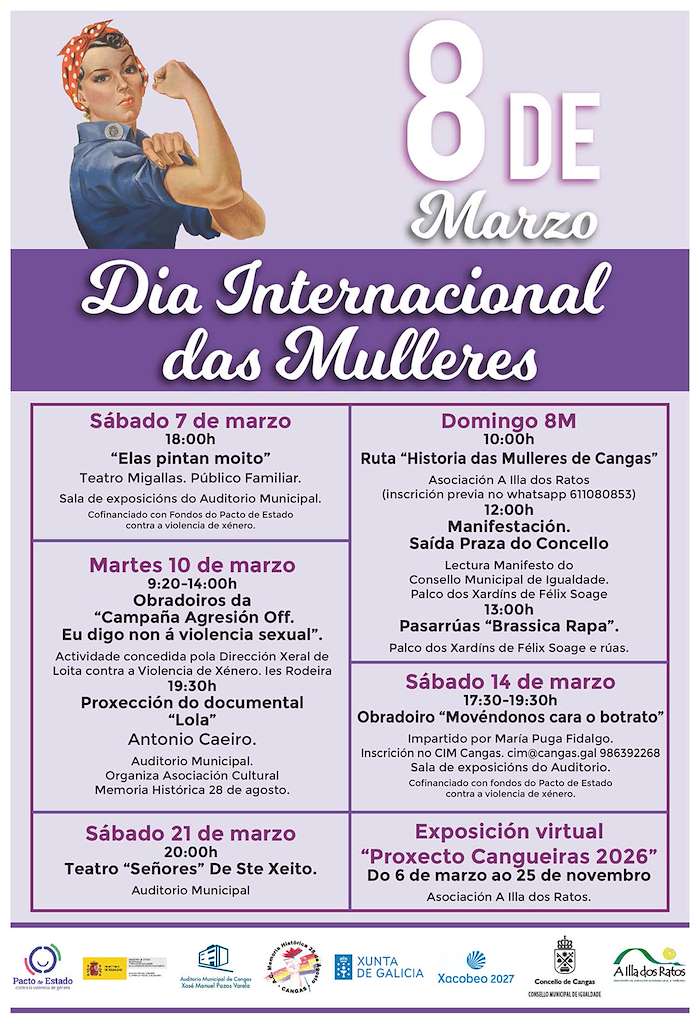 Día Internacional de la Mujer en Cangas de Morrazo