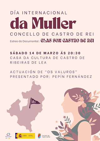 Fechas, información, programa, cartel, imágenes, mapa y ubicación de Día Internacional de la Mujer (2026)  en  Castro de Rei