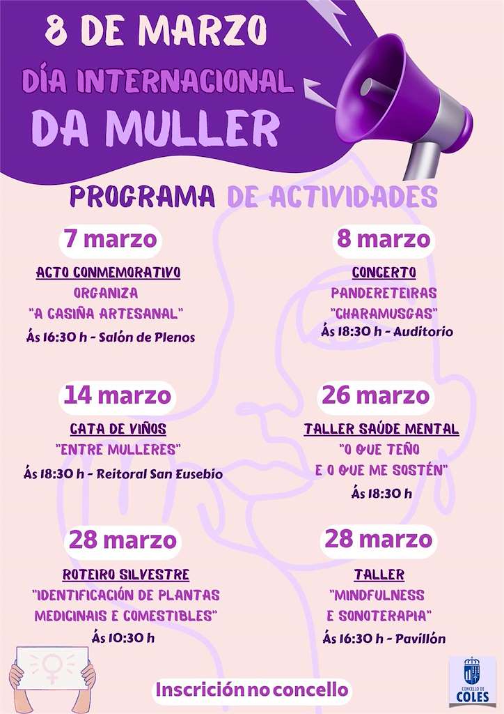 Día Internacional de la Mujer (2026) en Cervo
