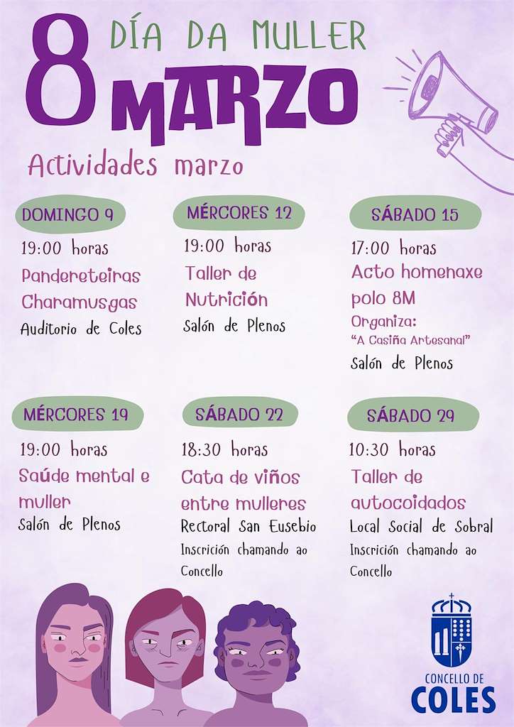 Día Internacional de la Mujer en Coles