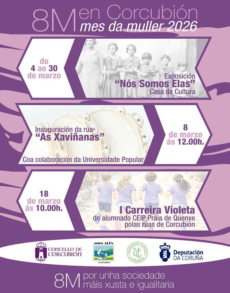 Día Internacional de la Mujer (2026) en Corcubión