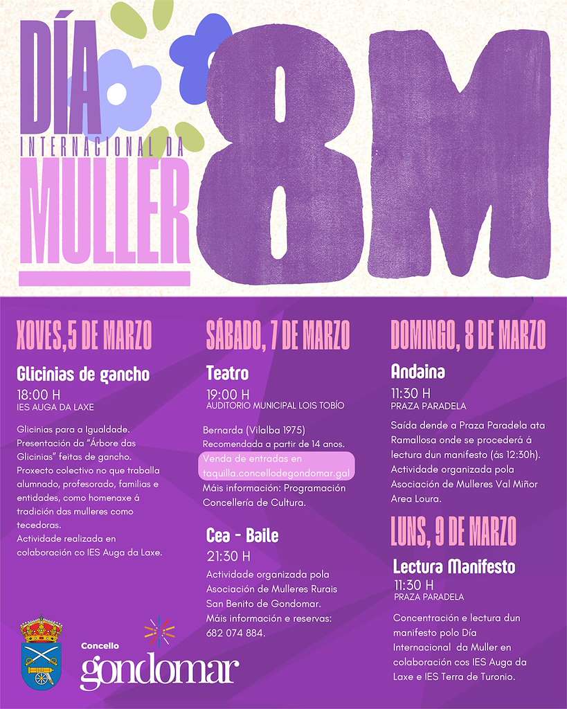 Día Internacional de la Mujer (2026) en Gondomar