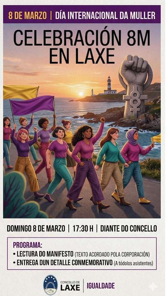 Día Internacional de la Mujer en Laxe