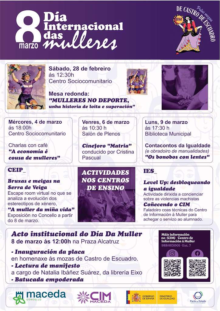 Día Internacional de la Mujer (2026) en Maceda