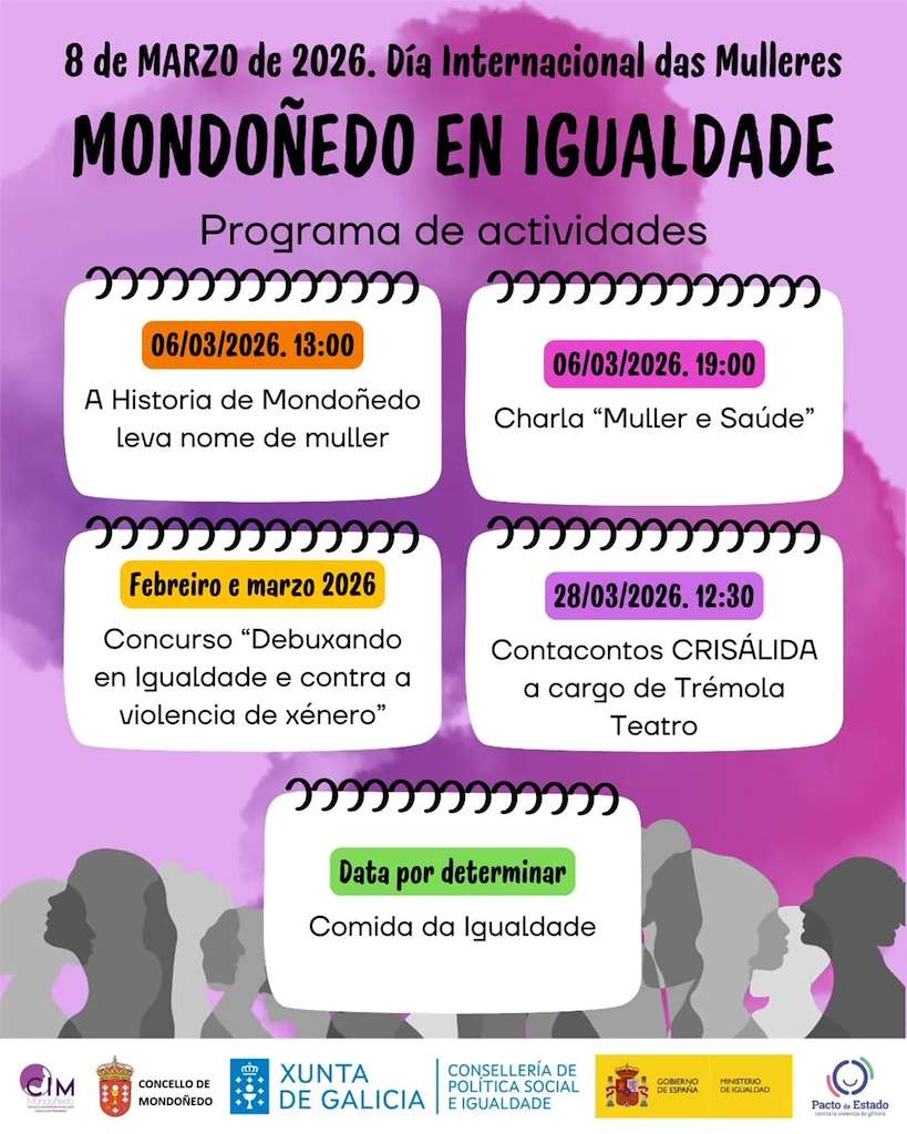 Día Internacional de la Mujer (2026) en Mondoñedo