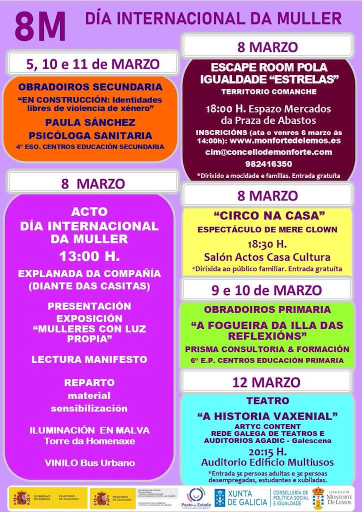 Día Internacional de la Mujer en Monforte de Lemos