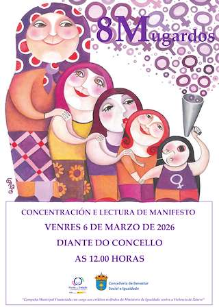 Fechas, información, programa, cartel, imágenes, mapa y ubicación de Día Internacional de la Mujer (2026)  en  Mugardos