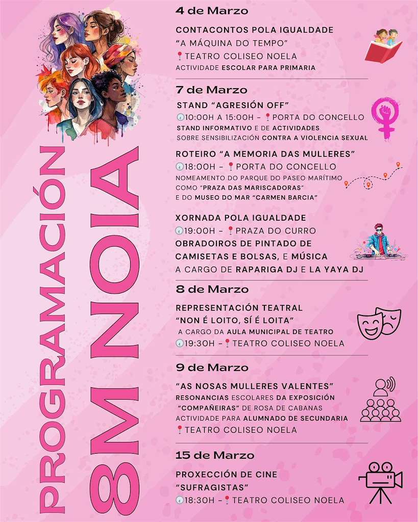 Día Internacional de la Mujer (2026) en Noia