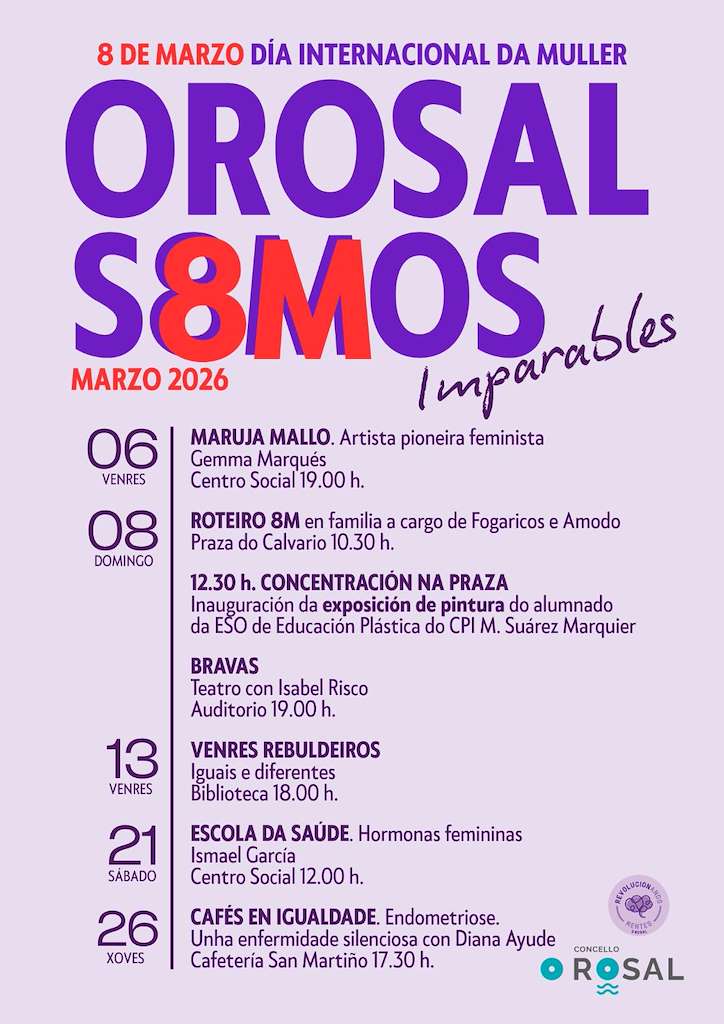 Día Internacional de la Mujer (2026) en O Rosal
