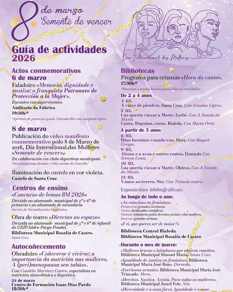 Día Internacional de la Mujer (2026) en Oleiros