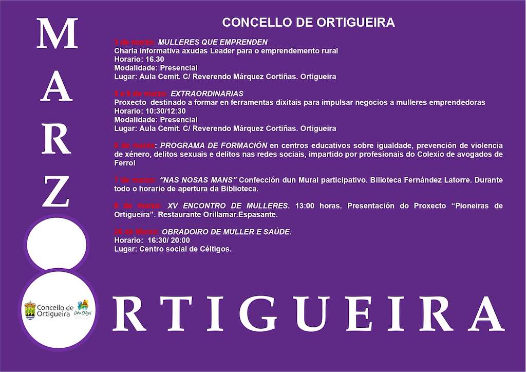 Día Internacional de la Mujer en Ortigueira