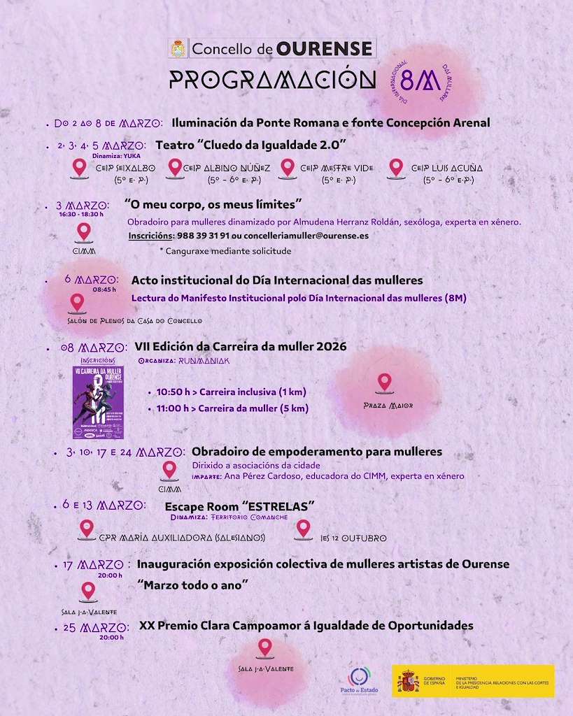 Día Internacional de la Mujer en Ourense