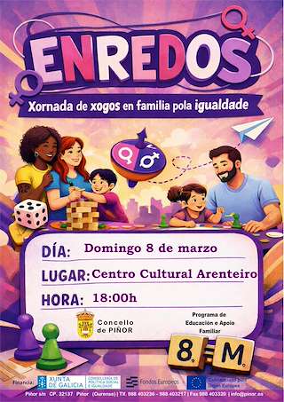 Fechas, información, programa, cartel, imágenes, mapa y ubicación de Día Internacional de la Mujer  (2026)  en  Piñor