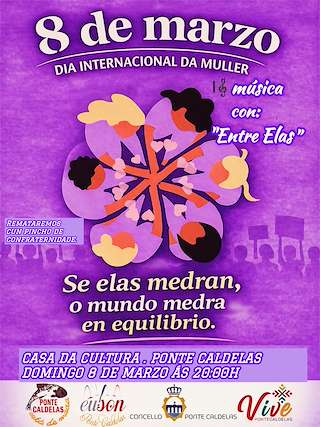 Fechas, información, programa, cartel, imágenes, mapa y ubicación de Día Internacional de la Mujer (2026)  en  Ponte Caldelas