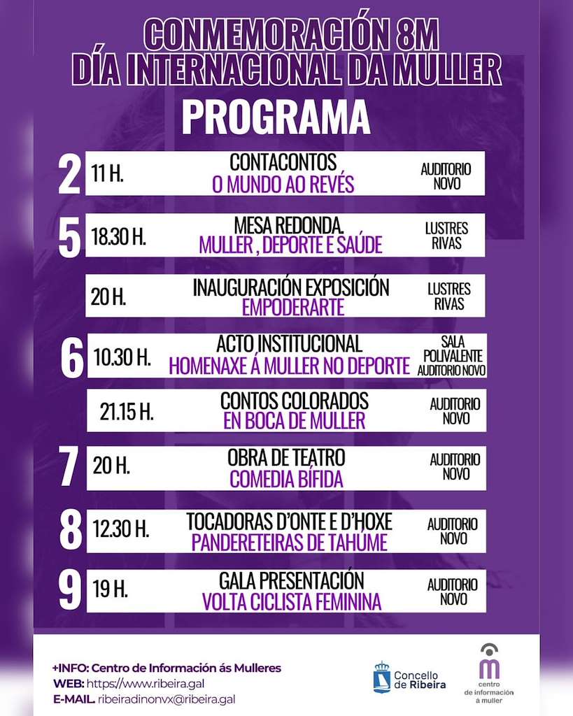 Día Internacional de la Mujer (2026) en Ribeira