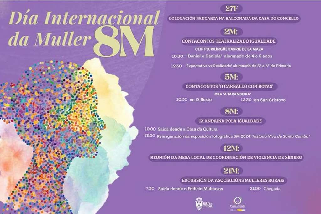 Día Internacional de la Mujer en Santa Comba