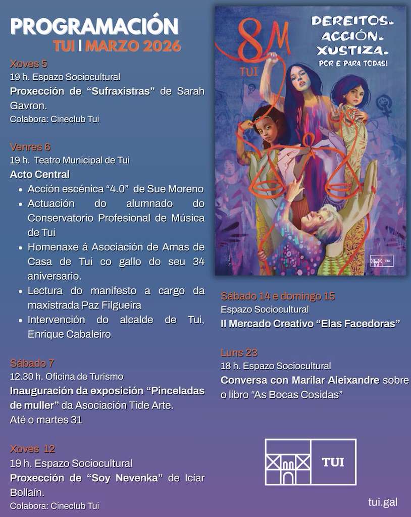 Día Internacional de la Mujer en Tui