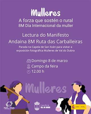 Fechas, información, programa, cartel, imágenes, mapa y ubicación de Día Internacional de la Mujer (2026)  en  Val do Dubra