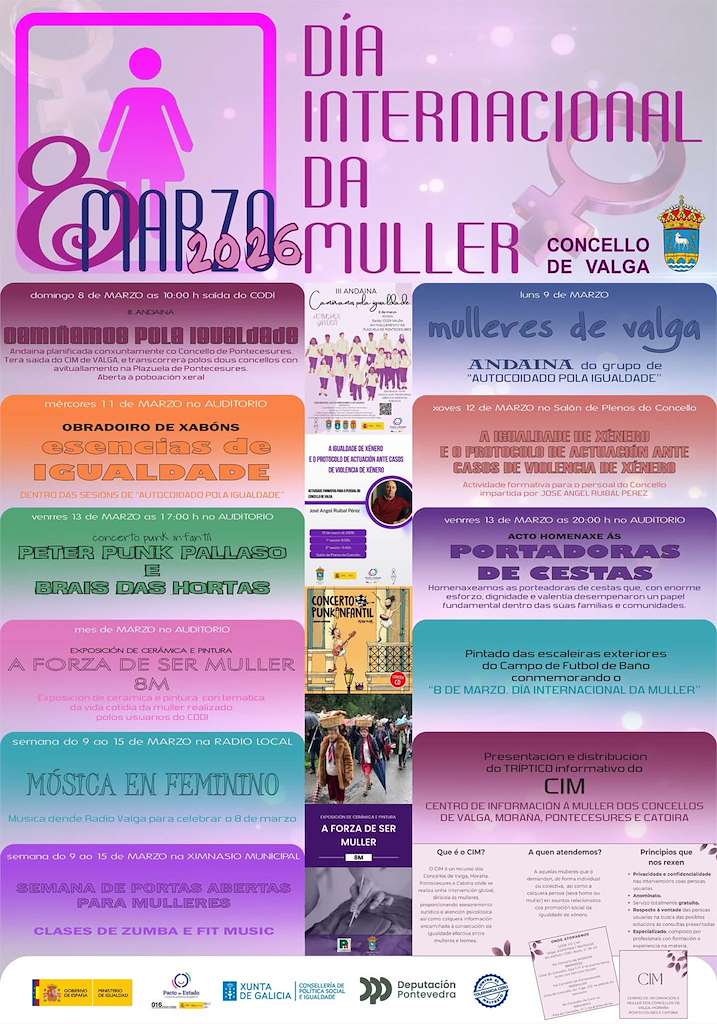 Día Internacional de la Mujer (2026) en Valga