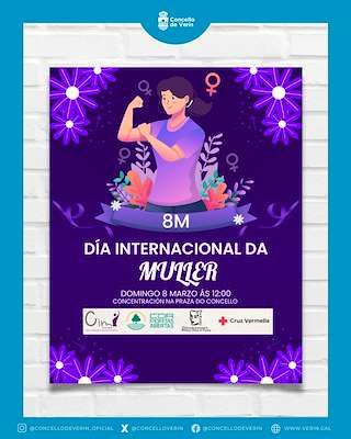 Fechas, información, programa, cartel, imágenes, mapa y ubicación de Día Internacional de la Mujer (2026)  en  Verín