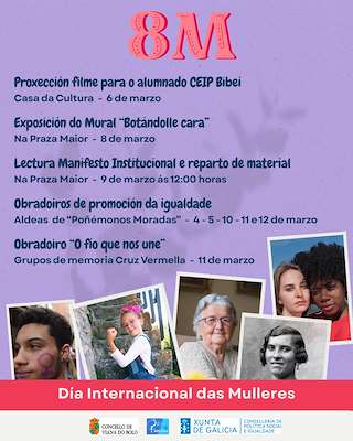 Fechas, información, programa, cartel, imágenes, mapa y ubicación de Día Internacional de la Mujer (2026)  en  Viana do Bolo