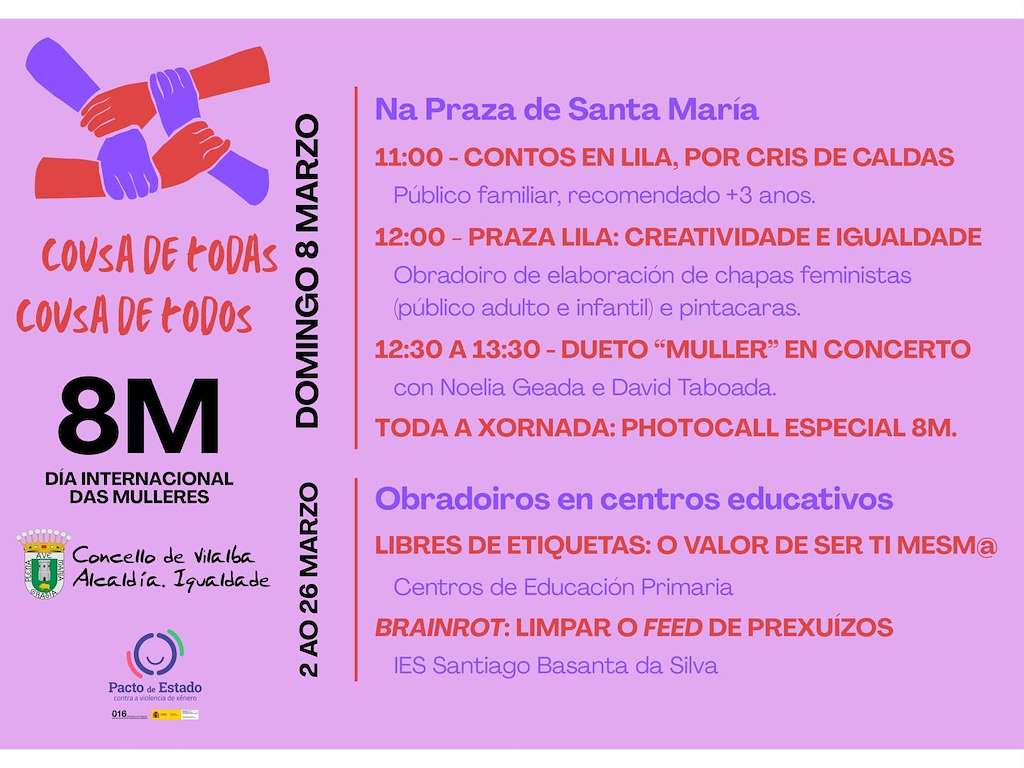 Día Internacional de la Mujer (2026) en Vilalba