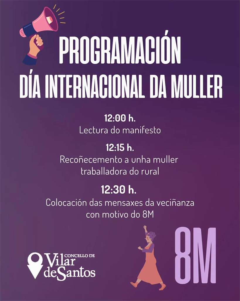 Día Internacional de la Mujer en Vilar de Santos