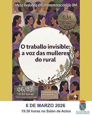 Fechas, información, programa, cartel, imágenes, mapa y ubicación de Día Internacional de la Mujer (2026)  en  Xunqueira de Espadanedo