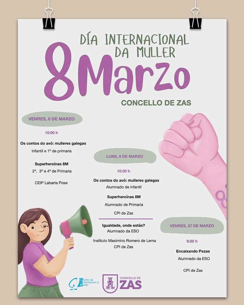 Día Internacional de la Mujer (2026) en Zas