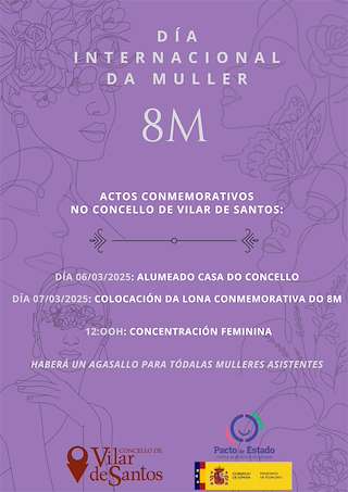 Fechas, información, programa, cartel, imágenes, mapa y ubicación de Día Internacional de Muller  en  Vilar de Santos