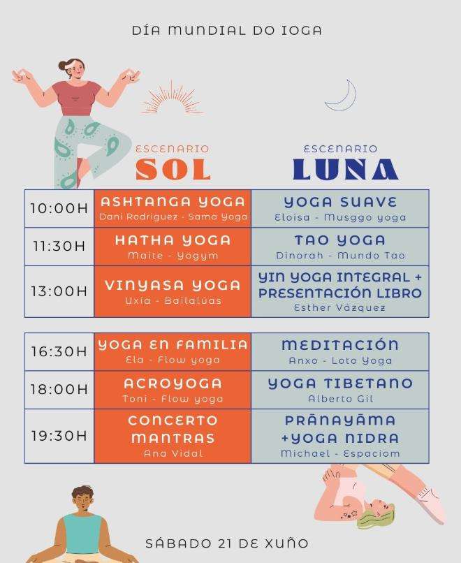 Día Internacional do Ioga (2025) en Pontevedra