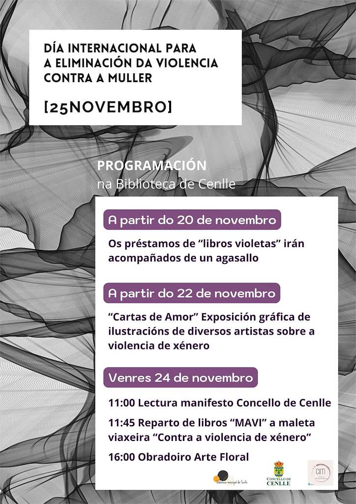 Día Internacional para a Eliminación da Violencia Contra a Muller en Cenlle