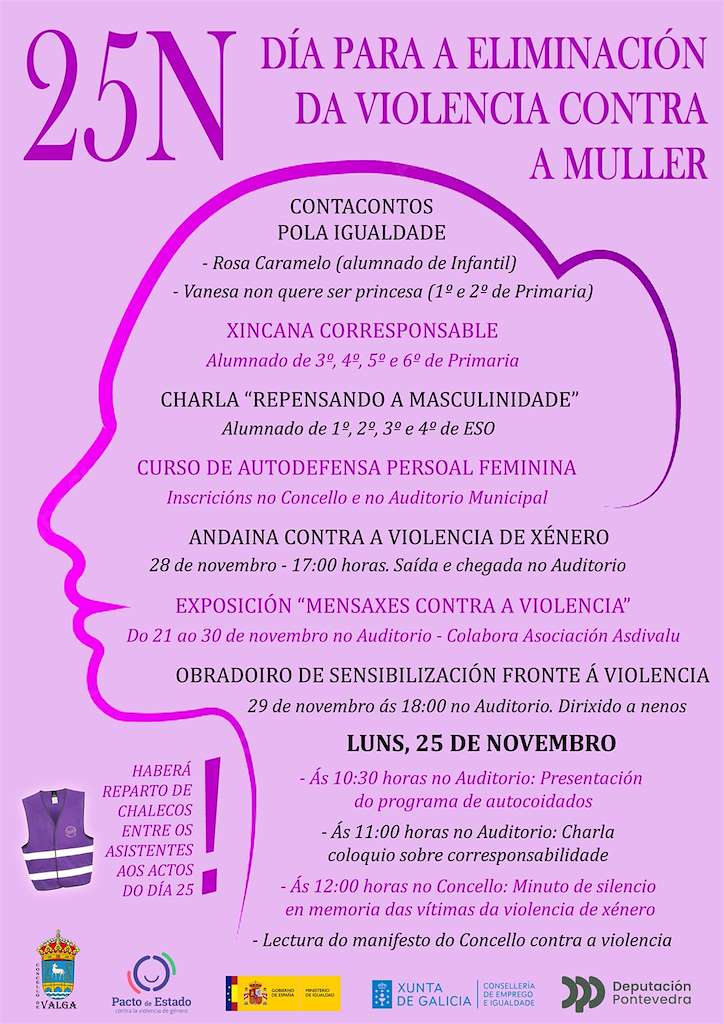 Día Internacional Para a Eliminación da Violencia contra a Muller  en Valga