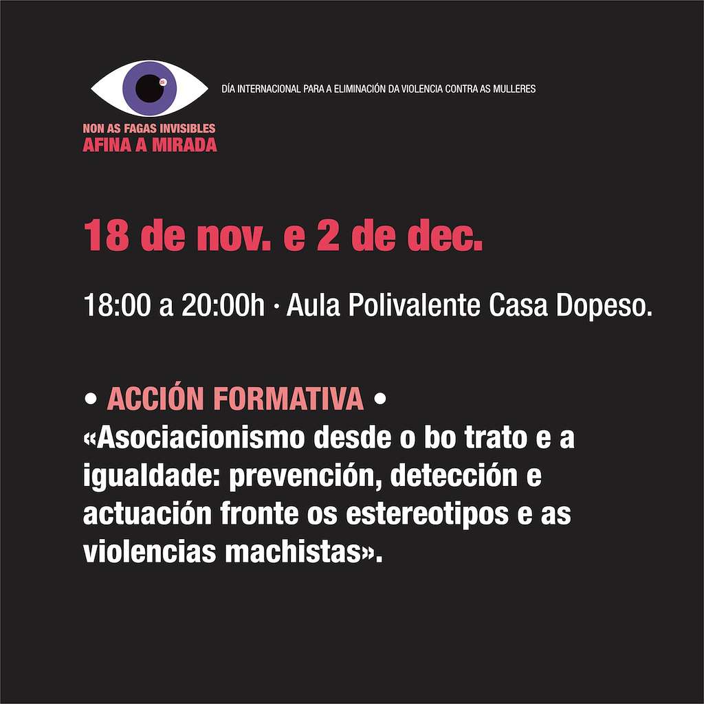 Día Internacional para a Eliminación da Violencia contra as Mulleres en As Pontes de García Rodríguez