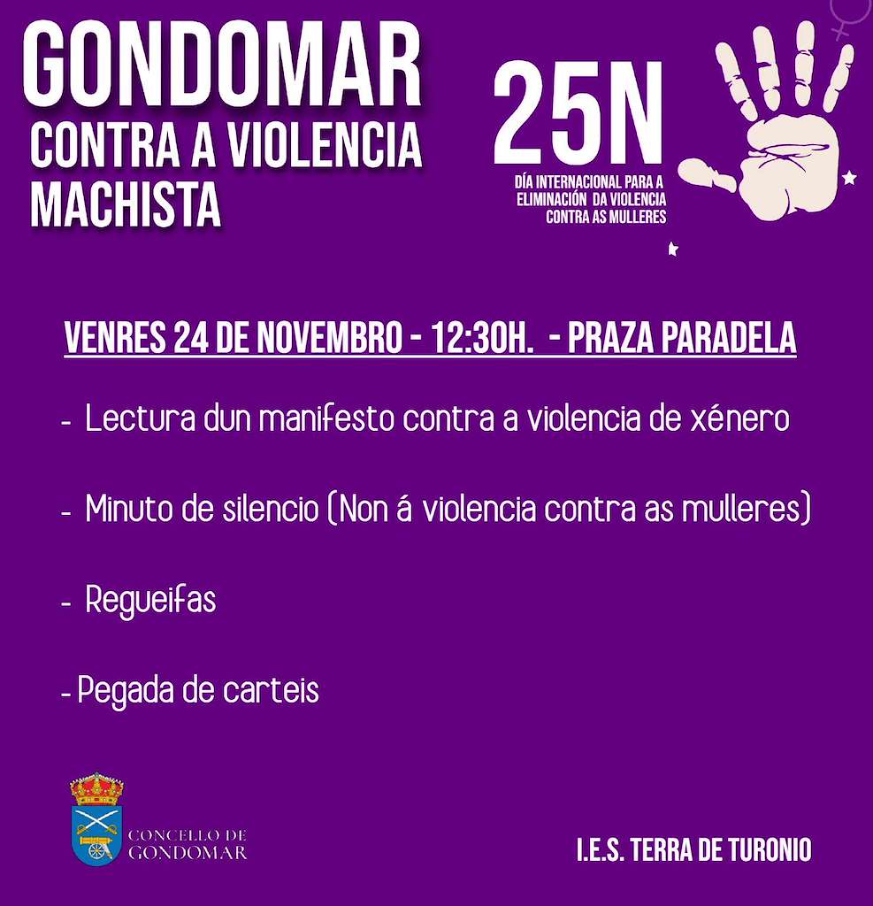 Día Internacional para a Eliminación da Violencia contra as Mulleres en Gondomar