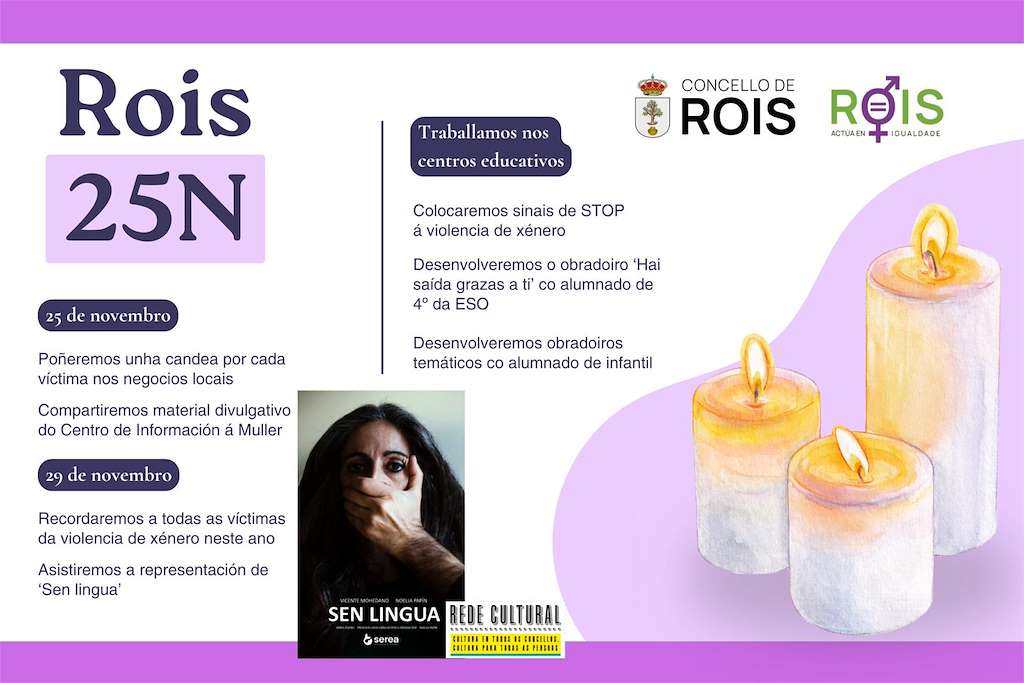 Día Internacional para a Eliminación da Violencia contra as Mulleres  (2025) en Rois
