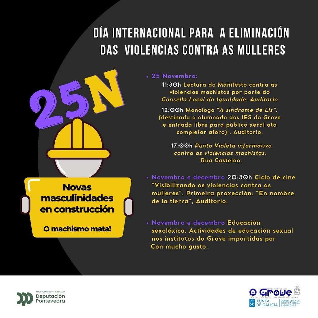 Día Internacional para a Eliminación das Violencias contra as Mulleres en O Grove